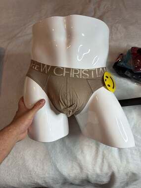 Andrew Christian Happy Modal Brief in Brown